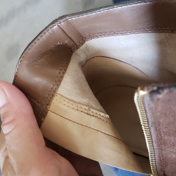 Michael Kors Brown suede booties size 5.5 - Picture 8 of 14